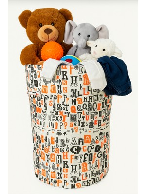 3'lü Katlanabilir Kumaş Oyuncak Sepeti Seti, Düzenleyici ve Organizer