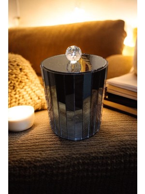 Füme Aynalı Çok Amaçlı Dekoratif Saklama Kutusu