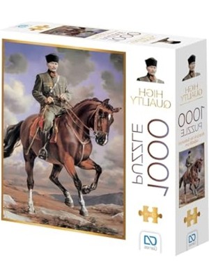 MarkEntegra 1000 Parça Atatürk ve Atı Puzzle - 48X68 cm