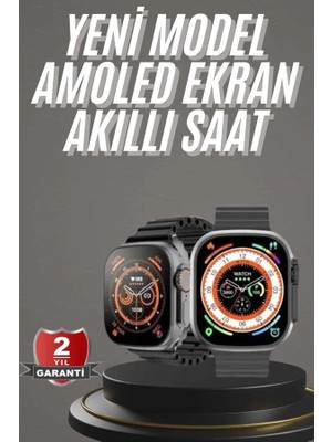 Rivera Tech Rvrtch Akıllı Saat Kordon Hediyeli Güçlü Batarya Kapasiteli Titreşimli Bildirim Görme Unisex