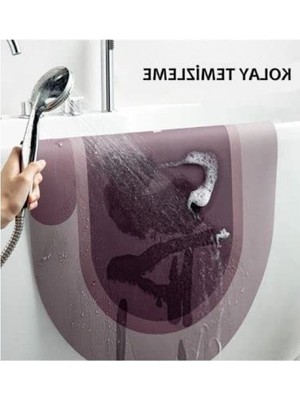 MarkEntegra Kaymaz Tabanlı Su Emici Banyo Paspası - Sihirli Özellik