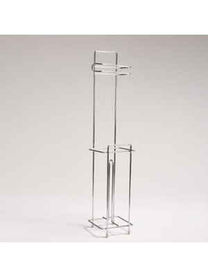 MarkEntegra Paslanmaz Yedekli Wc Kağıtlığı, Krom