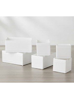 Pratik ve Şık Beyaz Kutu Seti, Eşyalarınızı Düzenler ve Korur