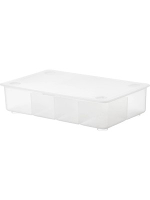 Şeffaf Glis Kutu 34X21 Cm, Dayanıklı ve Şık Saklama Çözümü