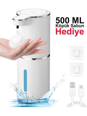 Greentech Sensörlü USB Şarjlı Köpük Sabunluk / GT-SD03