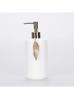 Selim Leaf Sıvı Sabunluk Beyaz Altın