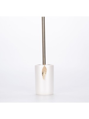 Selim Leaf Tuvalet Fırçası Inci Altın