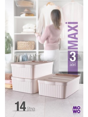 Pratik 3'lü Beyaz Çok Amaçlı Dolap Içi Organizer Seti