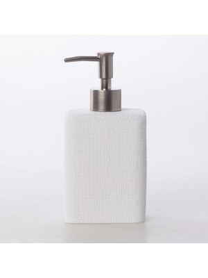 Selim Linen Sıvı Sabunluk Beyaz