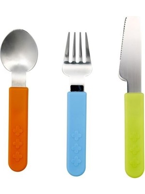 IKEA Smaska Çocuk Çatak Kaşık Bıçak Seti - 3 Parça