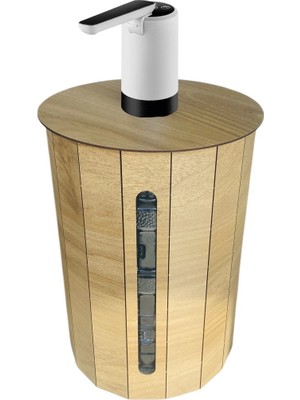 Ahşap Damacana Kılıfı Pencere Detaylı Dolap Içi Organizer