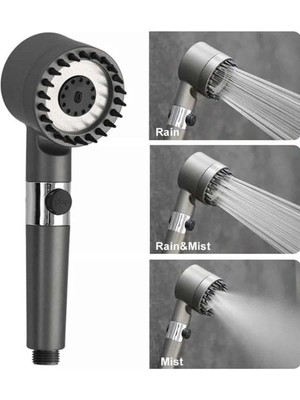 Rivera Tech Rvrthc Yeni Masaj Etkili Nesil Filtreli  Duş Başlığı Fıskiyesi Duş Banyo