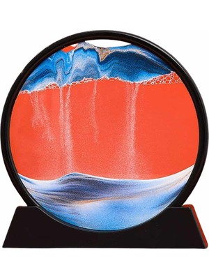 Rivera Tech Rvrtch Kum Saati Yuvarlak Şık Kum Tablosu Dekoratif Kum Sulu Kum Saati