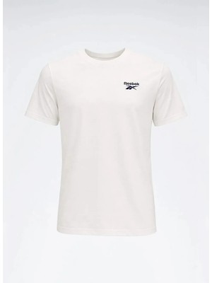 Reebok Lc 6040 New Id Reg Iı Tee Beyaz Yuvarlak Yaka Regular Fit Baskılı Erkek T-Shirt