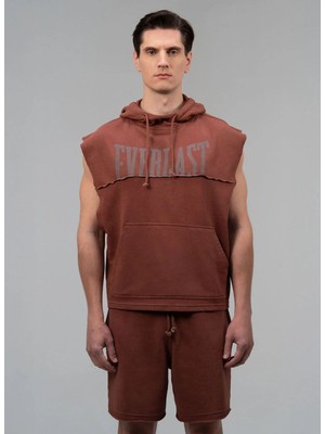 Everlast TM0134 419-BOXING Heritage Oversize Kahve Oversize Düz Erkek Atlet