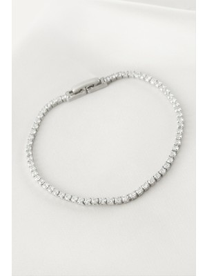 Rivera Tech Rvrtaks Zirkon Taşlı Suyolu Bileklik 4 mm