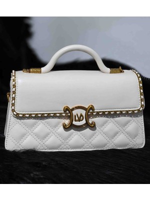 Lêvi D'or Krem Renkli Kadın El&omuz Çantası