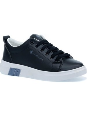 Lumberjack Kadın Sneeaker Ayakkabı Siyah Suni Deri Termo Taban 36-40 Bağcıklı Model