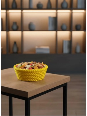 Rivera Tech Rvrtch Yuvarlak Çerezlik Sarı Şık Tasarım ve Kompakt Boyut