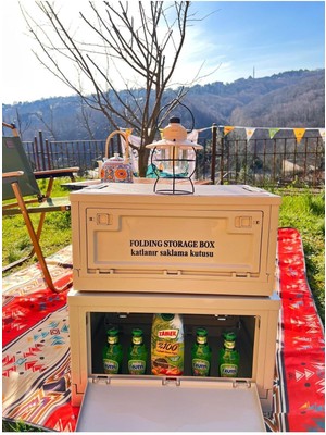 Katlanabilir 55L Saklama Kabı, Pratik ve Kullanışlı Depolama Çözümü
