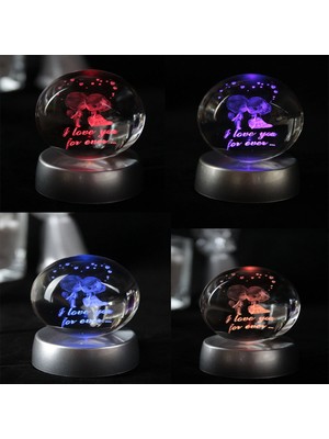 Rivera Tech Rvrstr4 Mutlu Çiftler Tasarımlı Renk Değiştiren Cam Küre