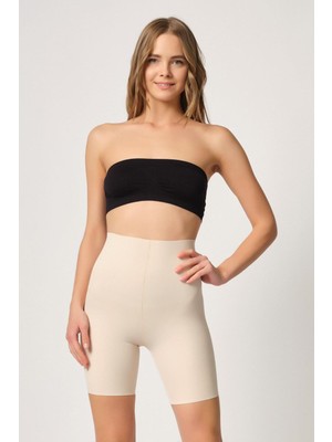 Esranın Dünyası  Ten Mı Emay 2707 Lazer Yüksek Bel Paçalı Hayalet Korse