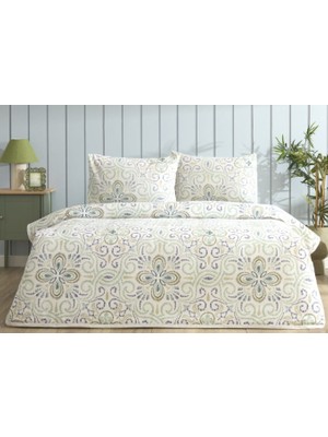 Taç Yeni Sezon Genç Modası Pamuklu Çift Kişilik Pike Takımı Mireva Yeşil