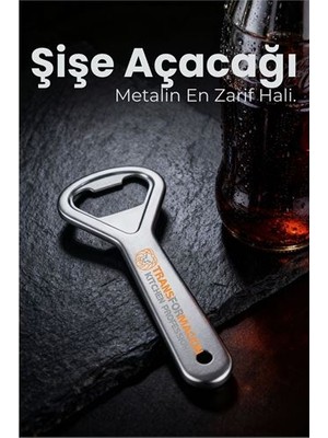 Rivera Tech Rvrhb Ergonomik Metal Şişe Açacağı - Gazoz Kola Bira Kapağı Açıcı