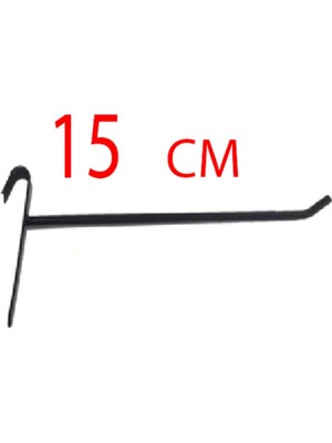 50 Adet Siyah Boyalı Tel Pano Kancası, Raf ve Askılık Teli Seti