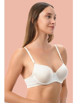 Esranın Dünyası  Beyaz Dolgusuz Mikro Tek Sütyen