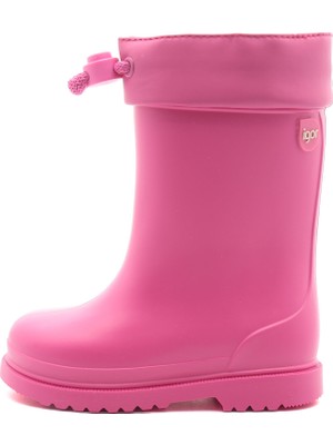 Igor W10100 Çocuk Bot ve Çizme Koyu Pembe Su Geçirmez PVC Malzeme ile Kışlık Kullanım