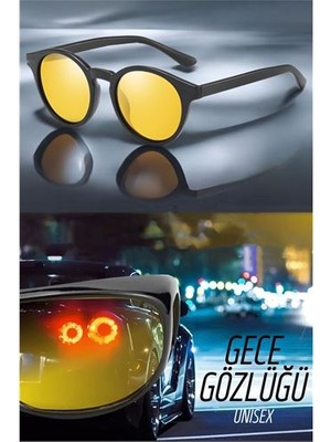 Toyigoo Turk Parlama Önleyici Gece Sürüş Görüş Gözlüğü Sis Far Işık Önleyici Anti-Fog Gözlük