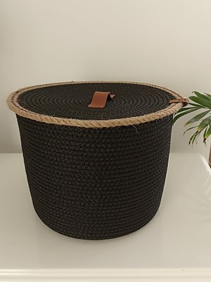 Çok Amaçlı Hasır Sepet, Kapaklı ve Düzenleyici, Patates ve Soğanlık