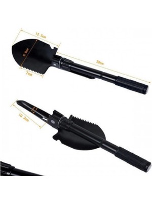 MiraLive Pusulası Katlanır Portatif Kazma Kürek Seti