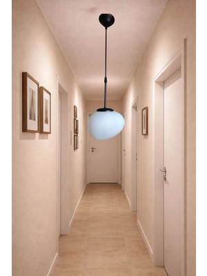 Ömür Avize Şampiyon Yamuk Camlı Tekli Sarkıt Avize