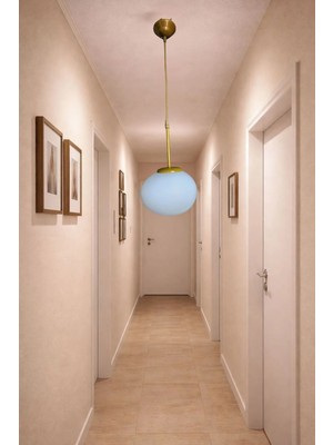 Ömür Avize Şampiyon Yamuk Camlı Tekli Sarkıt Avize