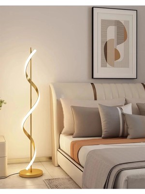 Ömür Avize Kordon Modern Tasarım Ledli Köşe Lambader