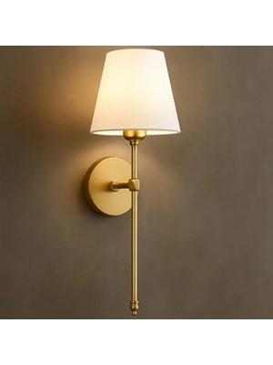 Ronisu Aydınlatma Şapkalı Duvar Aplik - Klasik ve Şık Tasarımlı Duvar Aydınlatma 3165-W25-4V-PY