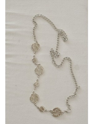 Meral Özgenç Gümüş Zincirli Kemer