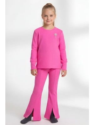 Crassi Kız Çocuk Takım Taşlı Broşlü