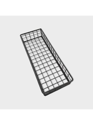 Düzenli ve Şık Büyük Boy Rüstik Tel Sepet, Dekoratif Kullanım Için Ideal