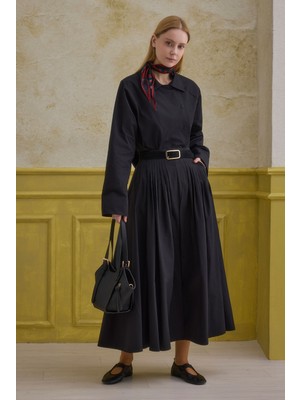 HE-QA %100 Pamuk Etek Siyah