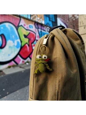 Amigurumi Anahtarlık Kurbağa