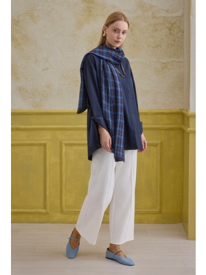 HE-QA Manşet Detaylı Gömlek Lacivert