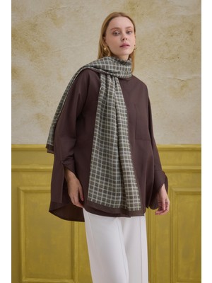 HE-QA Manşet Detaylı Gömlek Acı Kahve