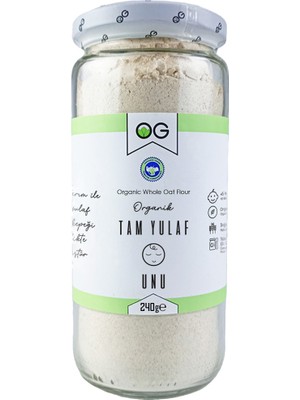 OG natural Organik Tam Yulaf Unu 240 gr