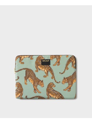 Wouf Emerald Leopard - Laptop Kılıfı 13" & 14"