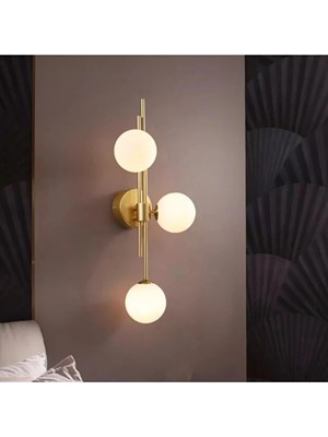 Ronisu Aydınlatma Irene Modern LED Cam Küre Duvar Aplik 3178-W38-7I-CZ