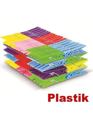 Renkli 144 Lü Plastik Mandal, Çok Amaçlı ve Dayanıklı Tasarım