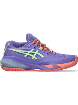 Asics Gel-Resolution x Padel Kadın Amethyst/ılluminate Green Tenis Ayakkabısı 1042A285-501